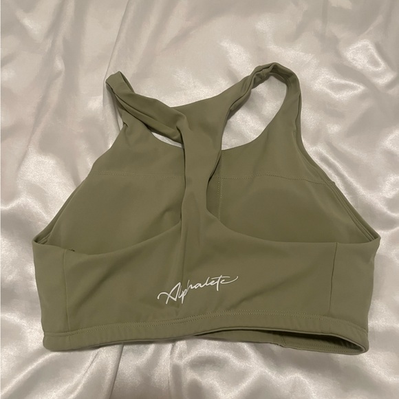 Alphalete Matcha Racerback Pulse Surge Sports Bra - Picture 3 of 3